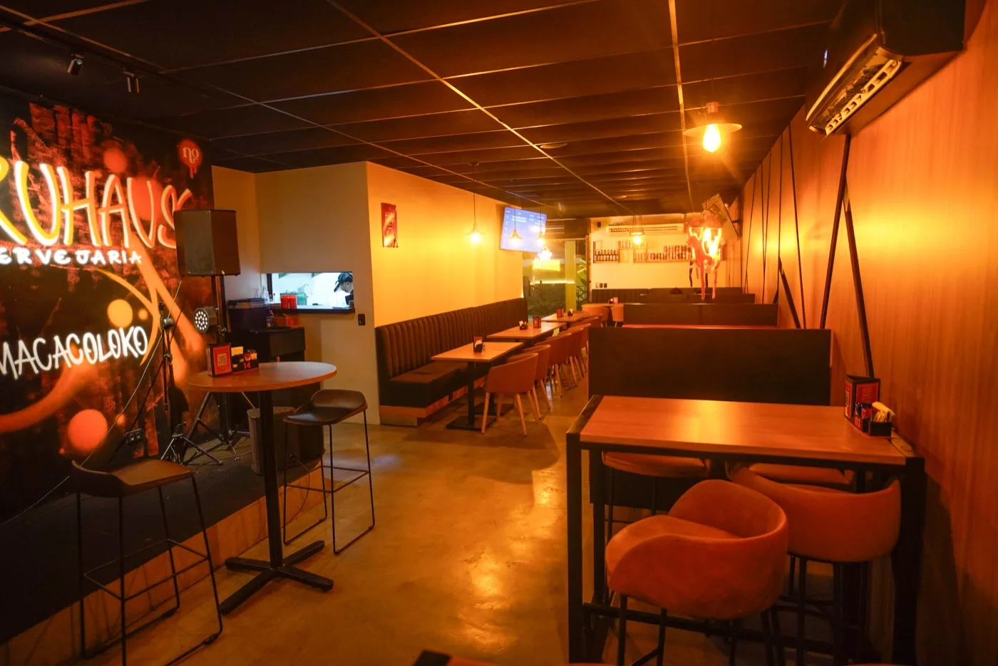 Bruhaus Cervejaria — área de eventos